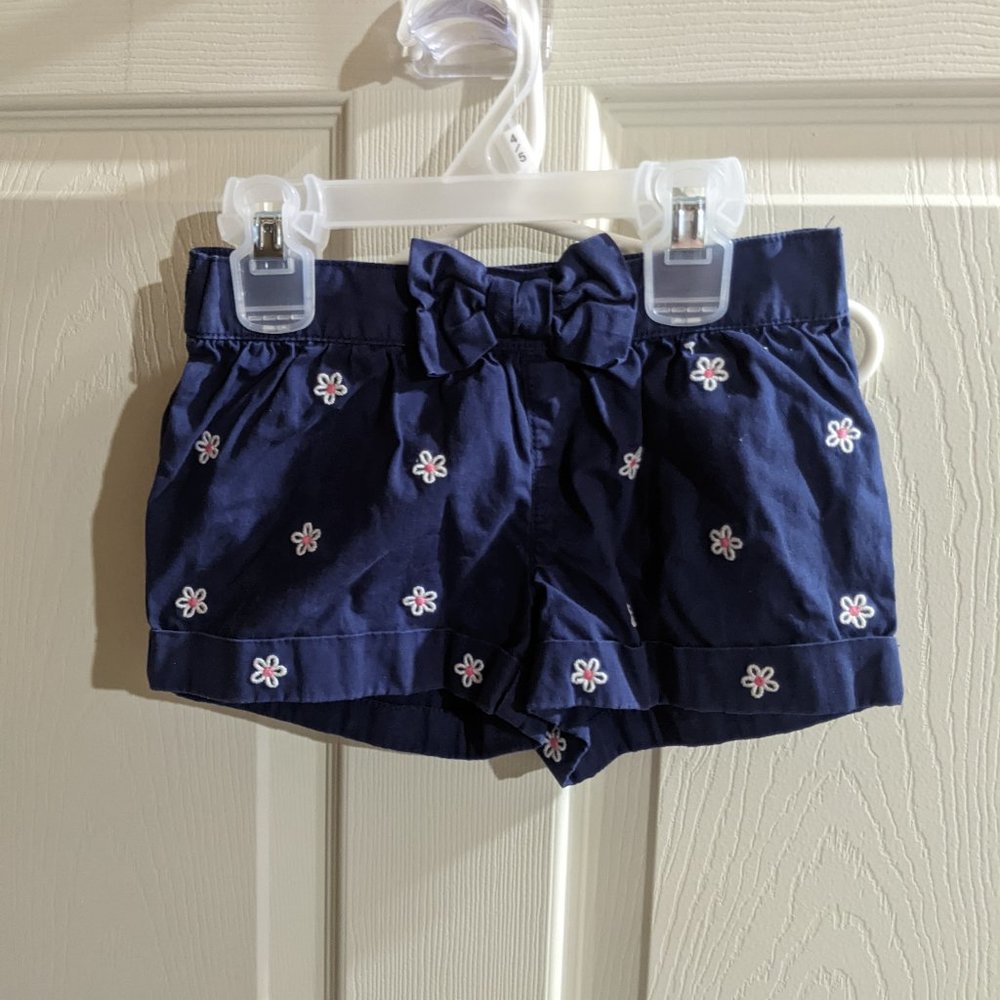 Gymboree blue flower shorts